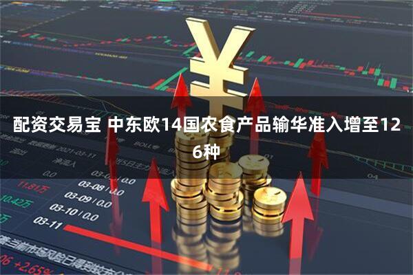 配资交易宝 中东欧14国农食产品输华准入增至126种